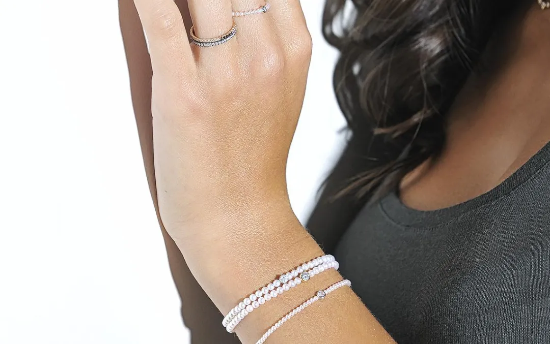 Flash Sale Redline Diamond & Pearl Bb Pure 18KWhiteGold