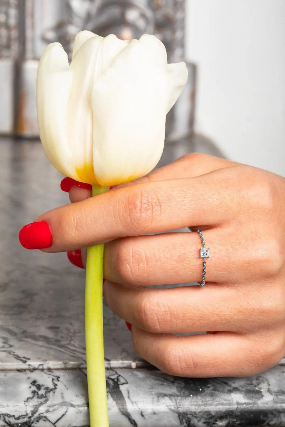 Hot Redline Princesse 18KWhiteGold